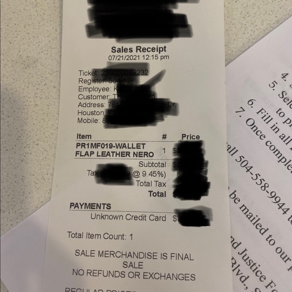 Black with Gold Trim Clutch.  Great size - Picture 7 of 7